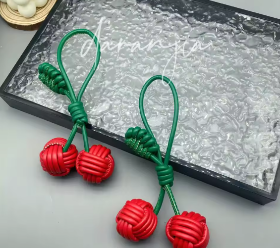 Cute Woven Ball Bag Decoration
