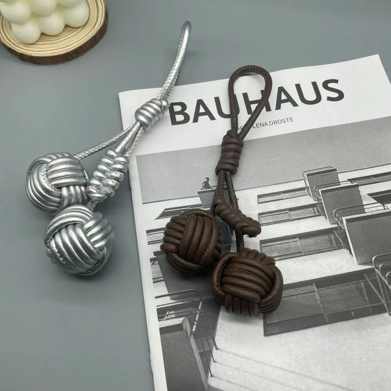 Cute Woven Ball Bag Decoration